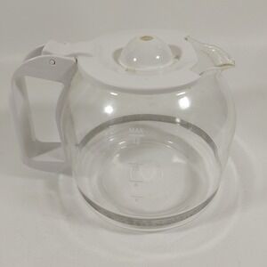 Walmart-White 12 Cup Drip Coffee Maker Model: 512841 replacement Carafe